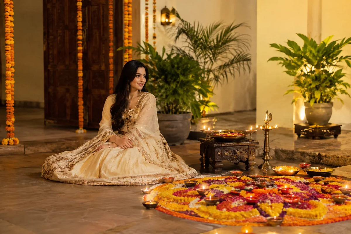 Diwali Puja Outfit vs Party Outfit: What's Actually the Difference