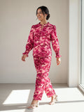Pink Abstract Printed Co-Ord Set