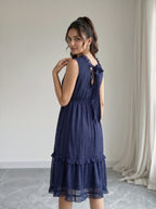 Classic Navy Midi with white bg